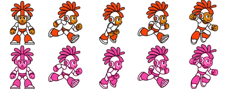 Clau sprite sheet